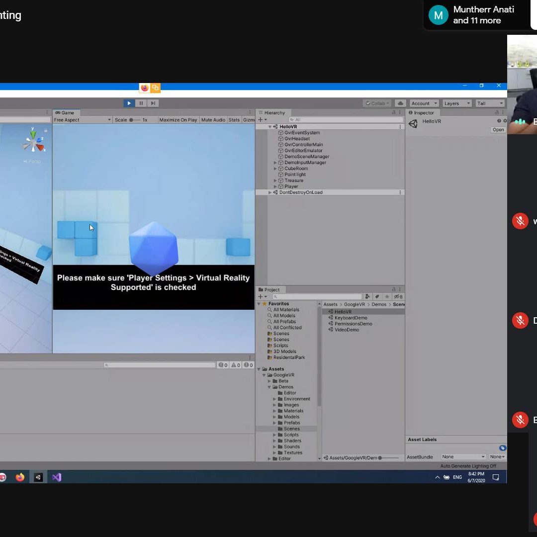 Immesense for Interactive Solutions VR Palestine