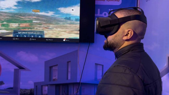 land vr simulation in Ramallah immesense